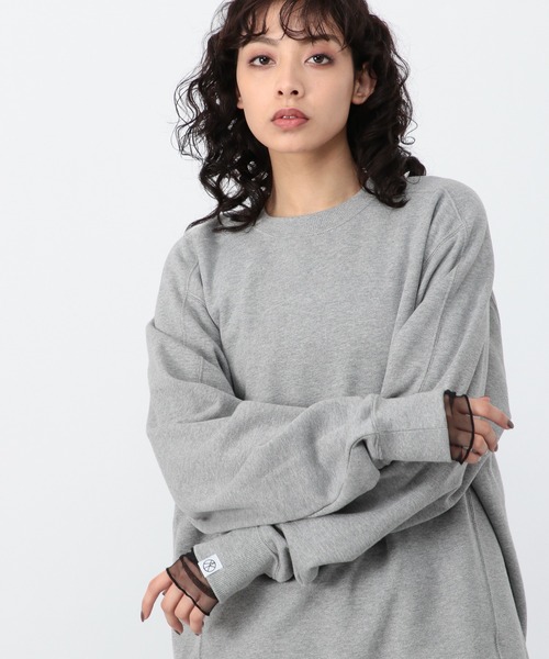 OFAKIND(オフアカインド)の「OFAKIND / BIGシルエットプルオーバー(Tシャツ/カットソー・レディース・オフホワイト/グレー/モカ・0/1/2)」の22枚目の写真