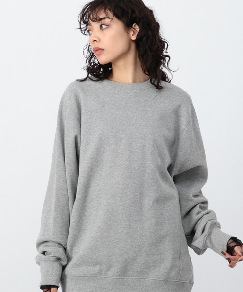 OFAKIND(オフアカインド)の「OFAKIND / BIGシルエットプルオーバー(Tシャツ/カットソー・レディース・オフホワイト/グレー/モカ・0/1/2)」の14枚目の写真