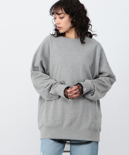 OFAKIND(オフアカインド)の「OFAKIND / BIGシルエットプルオーバー(Tシャツ/カットソー・レディース・オフホワイト/グレー/モカ・0/1/2)」の12枚目の写真