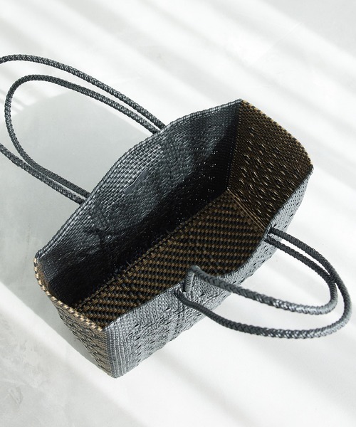 ROPE'(ロペ)の「メルカドトートA4バッグ(トートバッグ・レディース・ブラック/ホワイト・FREE)」の8枚目の写真