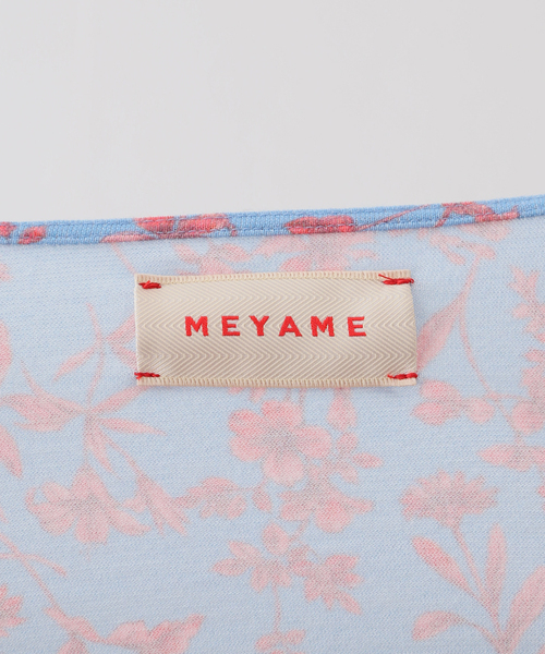 SLOBE IENA(スローブイエナ)の「【MEYAME / メヤメ】 FLOWER CACHE COEUR(Tシャツ/カットソー・レディース・ブルー・FREE)」の14枚目の写真