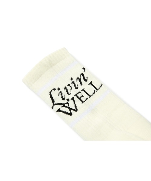 MAGIC NUMBER(マジック ナンバー)の「【MAGIC NUMBER】LIVIN' WELL SOCKS(ソックス/靴下・メンズ・ホワイト/ヘザーグレー・FREE)」の12枚目の写真