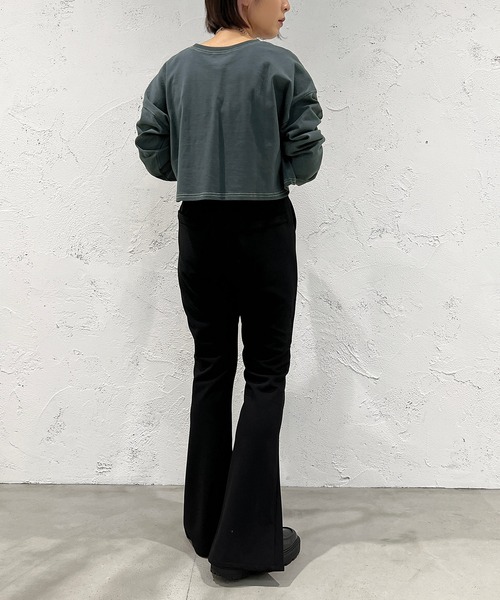 apres jour mignon(アプレジュールミニョン)の「ステッチロンT【ZOZOTOWN限定アイテム】(Tシャツ/カットソー・レディース・ブルー/ブラック/オフホワイト・X-LARGE/フリー)」の21枚目の写真