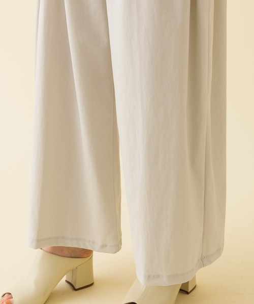 malla（マーラ）の「malla ストレッチワイドパンツ（その他パンツ・レディース・ホワイト/ブルー・FREE）」の21枚目の写真