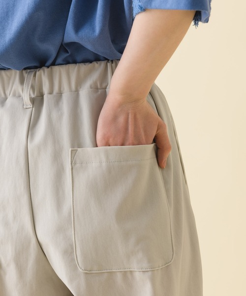 malla（マーラ）の「malla ストレッチワイドパンツ（その他パンツ・レディース・ホワイト/ブルー・FREE）」の12枚目の写真