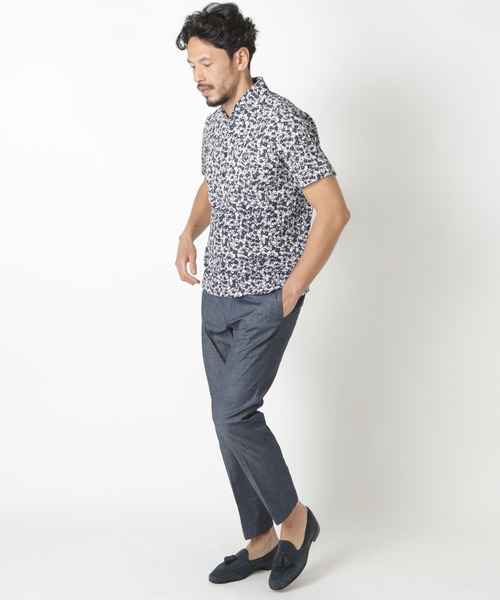 MEN'S BIGI(メンズビギ)の「<ZOY/ゾーイ>DRYMASTER スモールフラワー鹿の子カットソー made in japan(ポロシャツ・メンズ・ネイビー/グレー・01/02/03)」の15枚目の写真