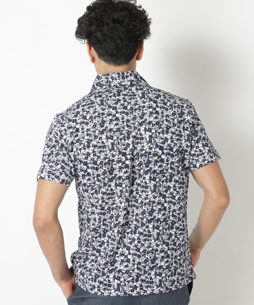 MEN'S BIGI(メンズビギ)の「<ZOY/ゾーイ>DRYMASTER スモールフラワー鹿の子カットソー made in japan(ポロシャツ・メンズ・ネイビー/グレー・01/02/03)」の17枚目の写真