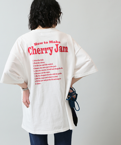 Oriens JOURNAL STANDARD（オリエンス ジャーナルスタンダード）の「Make Jam Tee（Tシャツ/カットソー・レディース・ホワイト/ブラック/グリーン・MEDIUM/LARGE）」の2枚目の写真