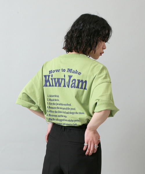 Oriens JOURNAL STANDARD（オリエンス ジャーナルスタンダード）の「Make Jam Tee（Tシャツ/カットソー・レディース・ホワイト/ブラック/グリーン・MEDIUM/LARGE）」の9枚目の写真