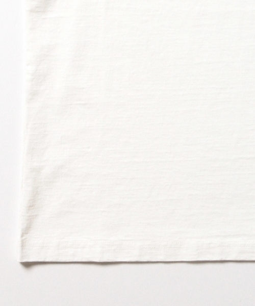 REMI RELIEF（レミレリーフ）の「REMI RELIEF×Ray BEAMS / 別注ポケット T（Tシャツ/カットソー・レディース・オフホワイト/グリーン系その他/ネイビー・ONE SIZE）」の17枚目の写真