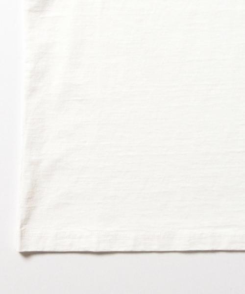 REMI RELIEF（レミレリーフ）の「REMI RELIEF×Ray BEAMS / 別注ポケット T（Tシャツ/カットソー・レディース・オフホワイト/グリーン系その他/ネイビー・ONE SIZE）」の9枚目の写真