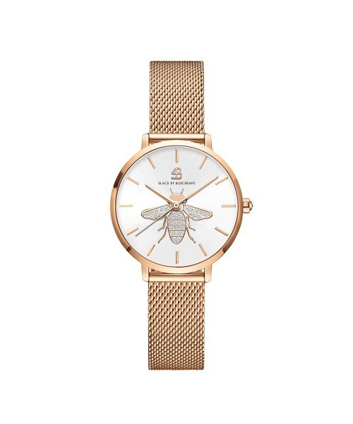 4bwatches★腕時計★レディース★Honey Bee Honey Bee Watch - Rose Gold Moving Bees Women's Watch