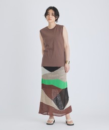 MURRAL millefeuille knit skirt ミューラル Millefeuille knit skirt (Black)