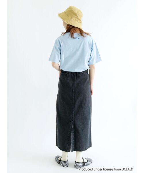 ehka sopo（エヘカソポ）の「デニムタイトスカート（デニムスカート・レディース・サックスブルー/グレー/ブルー・ﾌﾘ-）」の11枚目の写真