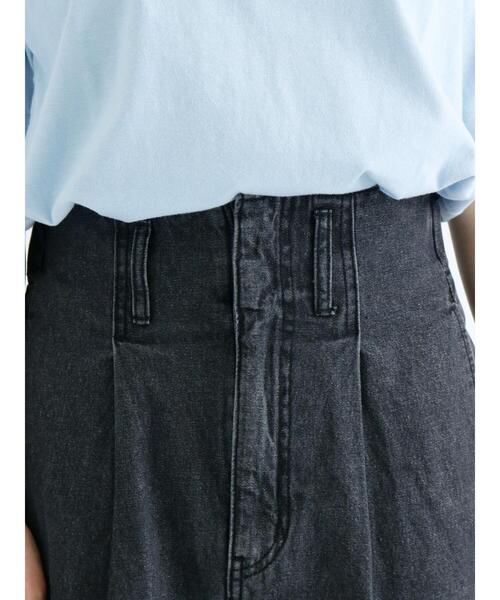ehka sopo（エヘカソポ）の「デニムタイトスカート（デニムスカート・レディース・サックスブルー/グレー/ブルー・ﾌﾘ-）」の12枚目の写真