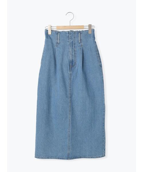 ehka sopo（エヘカソポ）の「デニムタイトスカート（デニムスカート・レディース・サックスブルー/グレー/ブルー・ﾌﾘ-）」の20枚目の写真