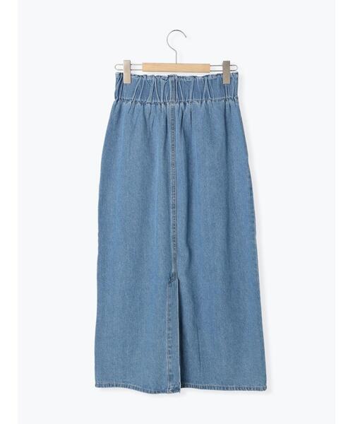 ehka sopo（エヘカソポ）の「デニムタイトスカート（デニムスカート・レディース・サックスブルー/グレー/ブルー・ﾌﾘ-）」の21枚目の写真