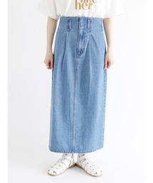 ehka sopo | デニムタイトスカート(デニムスカート)