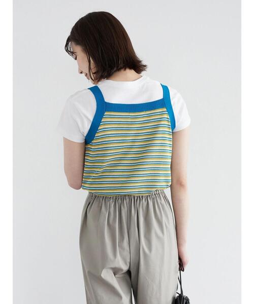 Green　Parks（グリーンパークス）の「アソート柄ニットタンク＊（タンクトップ・レディース・その他7/ストライプ・FREE）」の11枚目の写真