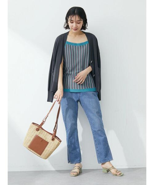 Green　Parks（グリーンパークス）の「アソート柄ニットタンク＊（タンクトップ・レディース・その他7/ストライプ・FREE）」の16枚目の写真