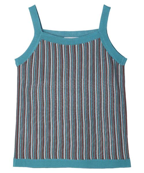 Green　Parks（グリーンパークス）の「アソート柄ニットタンク＊（タンクトップ・レディース・その他7/ストライプ・FREE）」の21枚目の写真