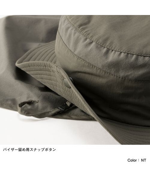 THE NORTH FACE（ザノースフェイス）の「ザ・ノースフェイス / サンシールドハット NN02103 （ユニセックス）（ハット・メンズ・カーキ系/ブラック・LARGE/MEDIUM）」の8枚目の写真
