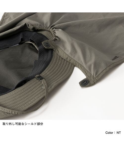 THE NORTH FACE（ザノースフェイス）の「ザ・ノースフェイス / サンシールドハット NN02103 （ユニセックス）（ハット・メンズ・カーキ系/ブラック・LARGE/MEDIUM）」の11枚目の写真