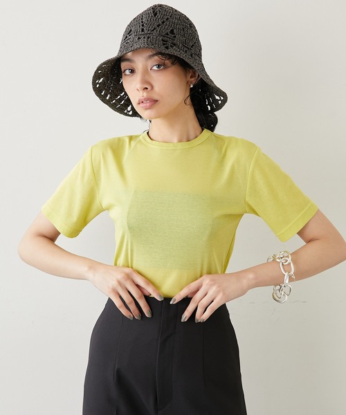 Whim Gazette（ウィムガゼット）の「シアーTシャツ（Tシャツ