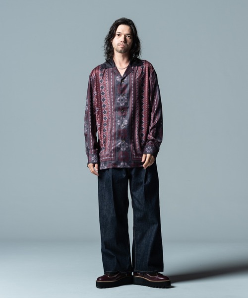 glamb(グラム)の「4 Pocket Baggy Denim / 4ポケットワイドデニム(デニムパンツ・メンズ・ブラック/インディゴブルー・M/S/L)」の9枚目の写真