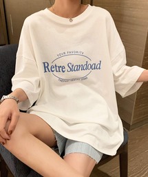 ビックシルエットレタリング半袖Tシャツ