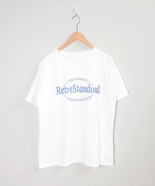 shopnikoniko(ショップニコニコ)の「ビックシルエットレタリング半袖Tシャツ(Tシャツ/カットソー・レディース・ホワイト/ピンク/ブルー・フリー)」の15枚目の写真