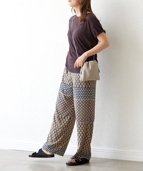 IENA  ESLOW  ドローストリングバッグ　ベージュ ESLOW/エスロー】 ドローストリングショルダーバッグ◇ | イエナ(IENA