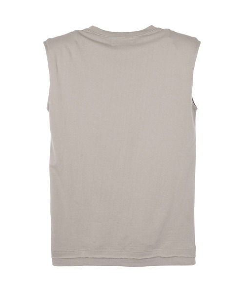 VIAVANDA（ヴィアヴァンダ）の「SHOULDER PAD TANK（Tシャツ/カットソー・レディース・グレー/ブラック・FREE）」の16枚目の写真