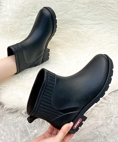 aimoha（アイモハ）の「完全防水レインブーツ（レインシューズ・レディース・ブラック/ブラウン/オフホワイト・23.5cm/24.5cm/23.0cm/24.0cm/25.0cm）」の11枚目の写真