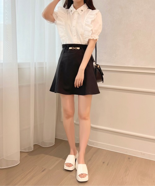 apres jour(アプレジュール)の「刺繍襟ブラウス【ZOZOTOWN限定アイテム】(シャツ/ブラウス・レディース・ブラック/オフホワイト/ラベンダー/ライトピンク・X-LARGE/フリー)」の12枚目の写真