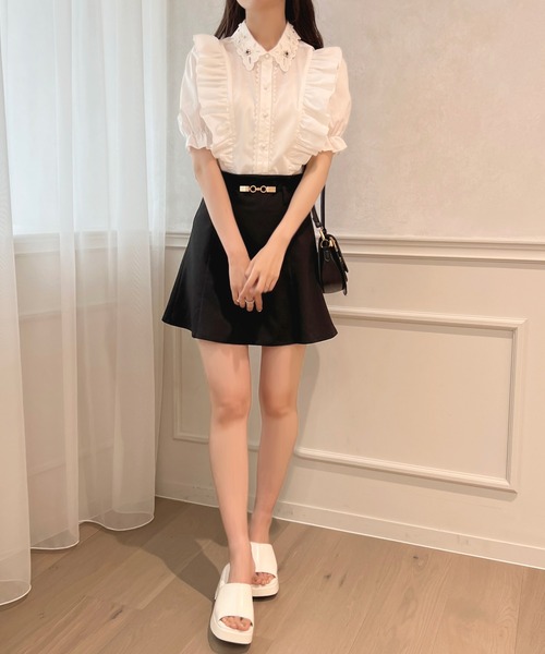 apres jour(アプレジュール)の「刺繍襟ブラウス【ZOZOTOWN限定アイテム】(シャツ/ブラウス・レディース・ブラック/オフホワイト/ラベンダー/ライトピンク・X-LARGE/フリー)」の11枚目の写真