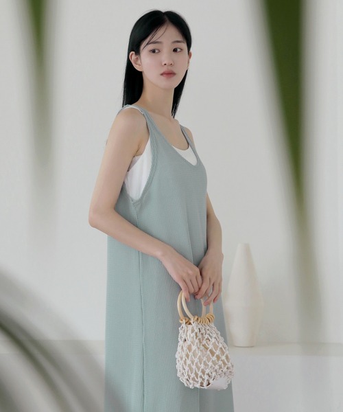 UNE MANSION（ユヌマンション）の「マクラメミニバッグ（ハンドバッグ・レディース・ブラウン/アイボリー・ONE SIZE）」の6枚目の写真