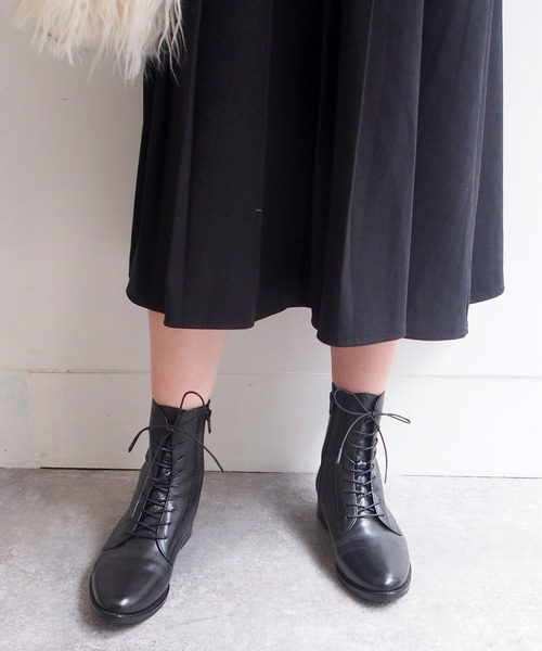 apres（アプレ）の「レースアップブーツ　-3750313（ブーツ・レディース・ブラック/ダークブラウン/ブラウン・23.5cm/23.0cm/24.0cm/22.5cm/25.0cm/24.5cm）」の10枚目の写真
