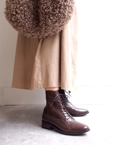 apres（アプレ）の「レースアップブーツ　-3750313（ブーツ・レディース・ブラック/ダークブラウン/ブラウン・23.5cm/23.0cm/24.0cm/22.5cm/25.0cm/24.5cm）」の20枚目の写真