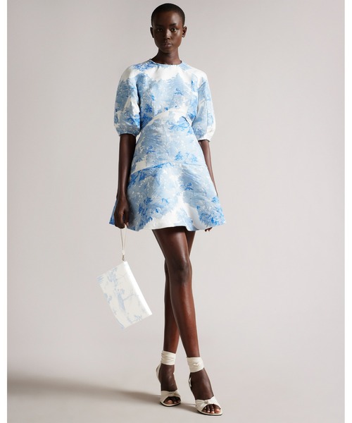 Ted Baker（テッドベーカー）の「KAIDA ニューロマンチック サフィアノ クラッチ（クラッチバッグ・レディース・ホワイト・O/S）」の9枚目の写真