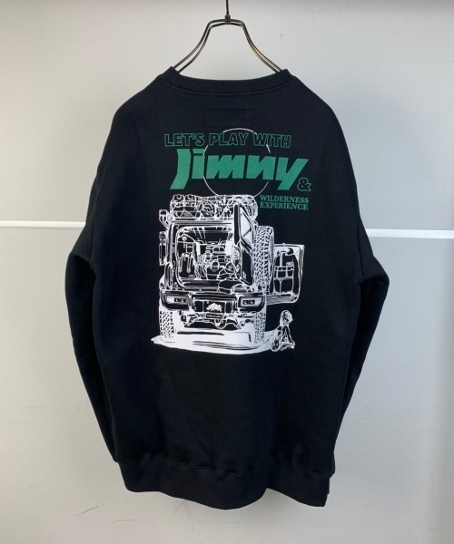 WILDERNESS EXPERIENCE(ウィルダネスエクスペリエンス)の「WILDERNESS EXPERIENCE/ウィルダネス エクスペリエンス WD×JIMNY ラゲッジスペースクルーネック WD22AW-JM03(スウェット・メンズ・ホワイト/ブラック/グレー/グリーン・MEDIUM/LARGE/X-LARGE)」の3枚目の写真