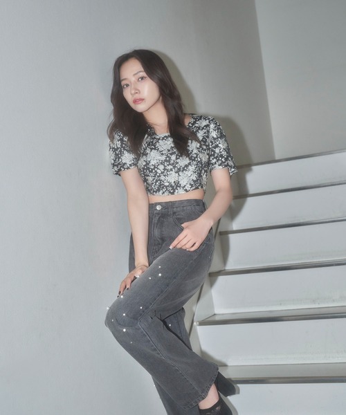 ANDGEEBEE（アンジービー）の「ゴブランパフスリーブトップス（その他トップス・レディース・ブラック・MEDIUM）」の17枚目の写真