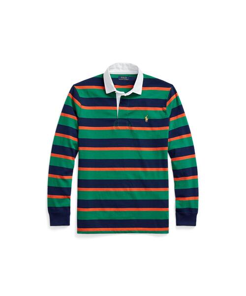 POLO RALPH LAUREN（ポロ ラルフ ローレン）の「アイコニック ラグビー シャツ（ポロシャツ・メンズ・グリーン系3・L/M/S/XL/XS/XXL）」の2枚目の写真