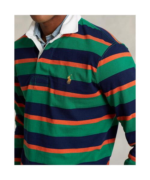 POLO RALPH LAUREN（ポロ ラルフ ローレン）の「アイコニック ラグビー シャツ（ポロシャツ・メンズ・グリーン系3・L/M/S/XL/XS/XXL）」の5枚目の写真