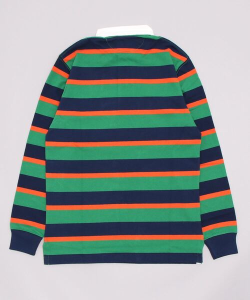 POLO RALPH LAUREN（ポロ ラルフ ローレン）の「アイコニック ラグビー シャツ（ポロシャツ・メンズ・グリーン系3・L/M/S/XL/XS/XXL）」の7枚目の写真