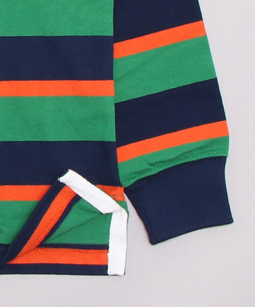 POLO RALPH LAUREN（ポロ ラルフ ローレン）の「アイコニック ラグビー シャツ（ポロシャツ・メンズ・グリーン系3・L/M/S/XL/XS/XXL）」の8枚目の写真