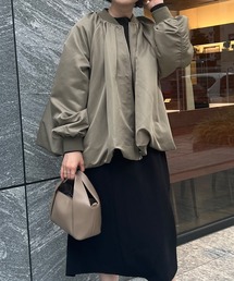 ミリタリーバルーンブルゾン