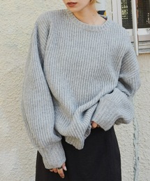 ※入荷禁止※片畦オーバーサイズニット