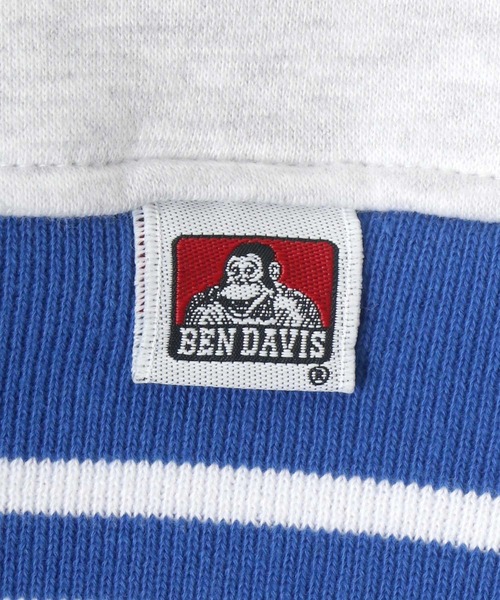 BEN DAVIS(ベンデイビス)の「BEN DAVIS/ベンデイビス リブライン カレッジワッペン刺繍 裏起毛 ビッグシルエット スウェットトレーナー(スウェット・レディース・ブラック/ダークグリーン/ネイビー/オートミール・M/L/XL)」の18枚目の写真