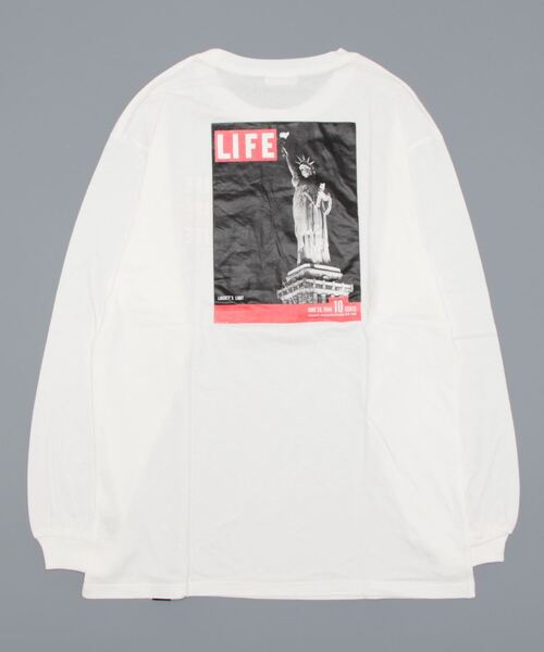 ARCHIVER（アーカイバ）の「【Bz】LIFE 女神 ライセンス天竺ラウンドネックロンT長袖Tシャツユニセックスボディ(RZ)（Tシャツ/カットソー・レディース・ブラック/スミクロ/オフホワイト・MEDIUM）」の4枚目の写真
